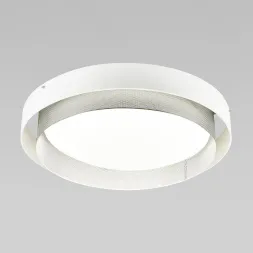 Потолочный светодиодный светильник Eurosvet Imperio 90287/1 белый/серебро Smart