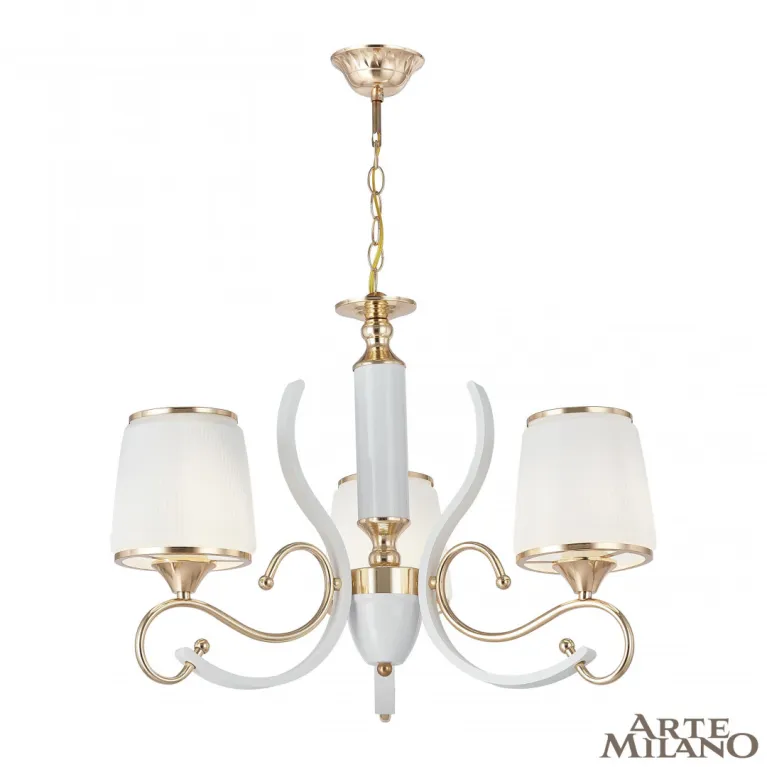 Подвесная люстра Arte Milano Florentia-3857 303857/3 Wh/Gd в Нижнем Новгороде