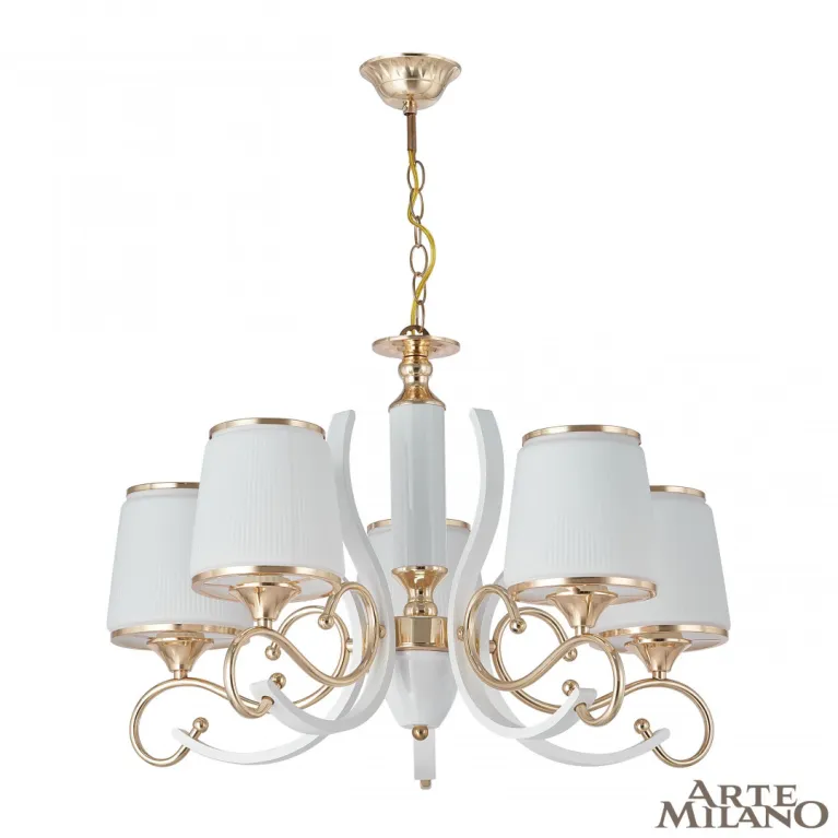 Подвесная люстра Arte Milano Florentia-3857 303857/5 Wh/Gd в Нижнем Новгороде