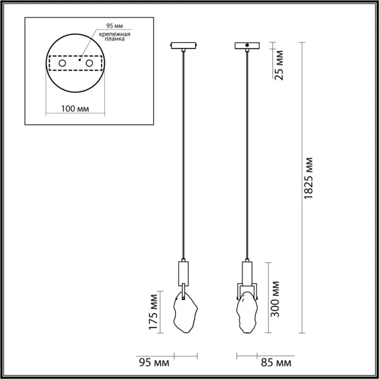 Подвесной светодиодный светильник Odeon Light Lia 4372/5L в Нижнем Новгороде