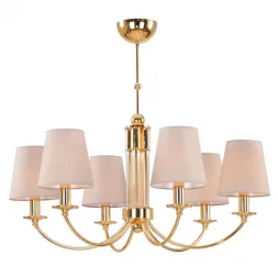 Люстра на штанге Crystal lux CAMILA SP6 GOLD