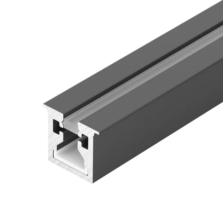 Профиль с экраном Arlight SL-MINI-3-H10-F12-2000 IRON GREY (Алюминий+пластик) 055322 в Нижнем Новгороде