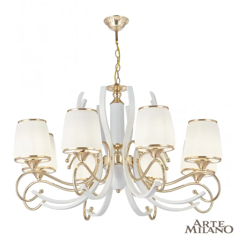 Подвесная люстра Arte Milano Florentia-3857 303857/8 Wh/Gd в Нижнем Новгороде