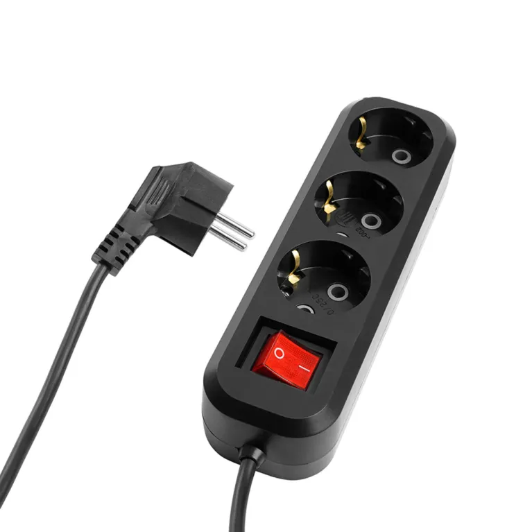 Удлинитель 3-местный с/з с выключателем Stekker Home HM03-31-02 50421 в Нижнем Новгороде