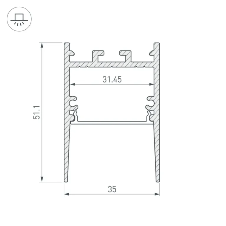 Профиль Arlight SL-COMFORT 031730 в Нижнем Новгороде