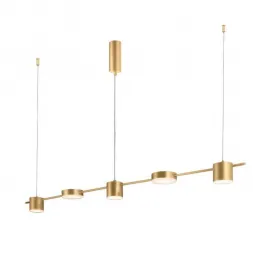 Подвесной светодиодный светильник Crystal Lux Tristan SP5 L1200 Gold