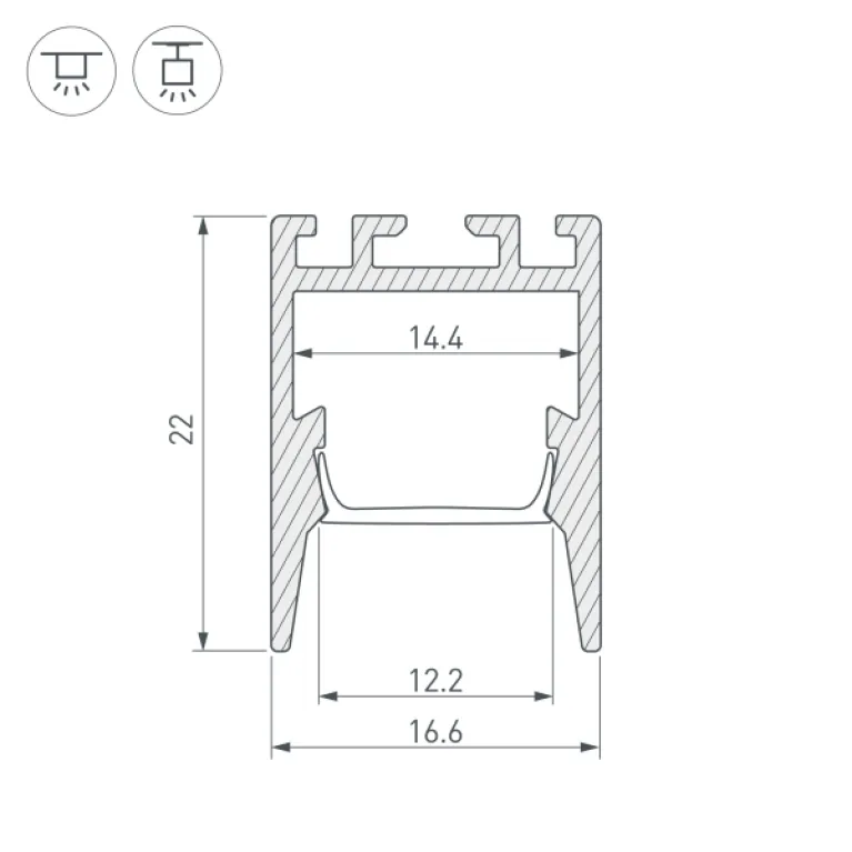 Профиль Arlight PDS-ZM 032855 в Нижнем Новгороде