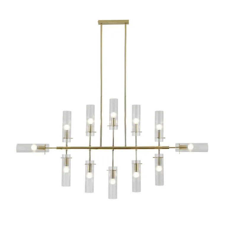 Люстра на штанге Indigo Saetta 11053/12R Gold V000565 в Нижнем Новгороде