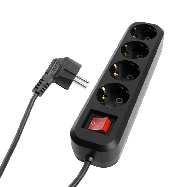Удлинитель 4-местный с/з с выключателем Stekker Home HM03-41-03 50425 в Нижнем Новгороде