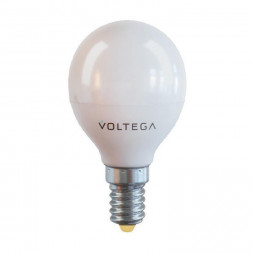 Лампа светодиодная Voltega E14 7W 2800К матовая VG2-G45E14warm7W 7054