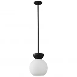 Подвесной светильник iLamp Mono P6079-1 BK+WH