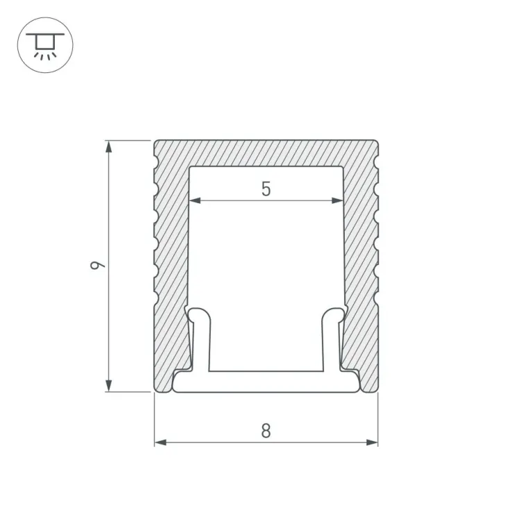 Профиль Arlight SL-MINI 030514 в Нижнем Новгороде