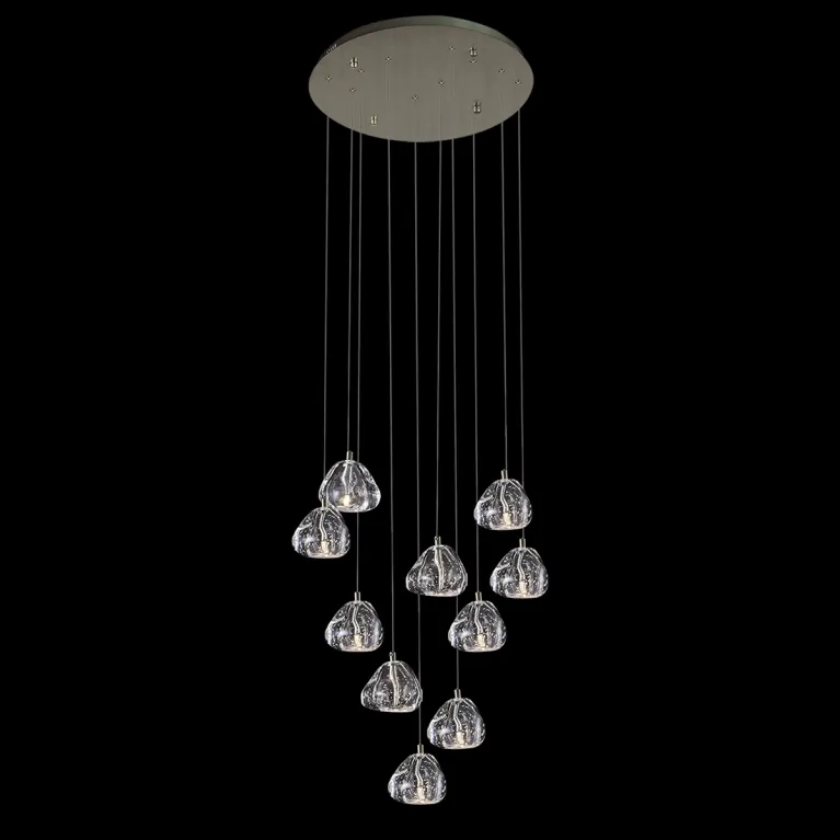 Каскадная люстра DeLight Collection Mizu OM8201015-10 chrome в Нижнем Новгороде
