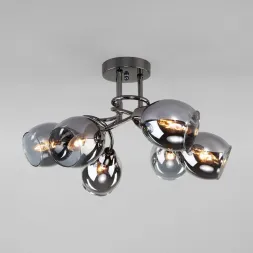 Потолочная люстра Eurosvet Roselyn 30171/6 черный жемчуг