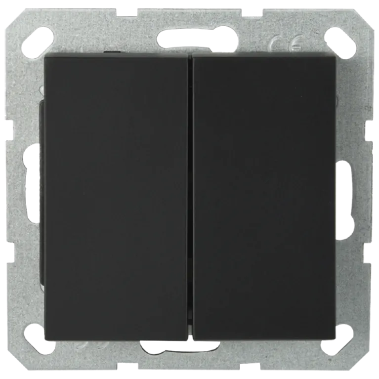 Переключатель 2-клавишный перекрестный Jasmart G3014PB в Нижнем Новгороде