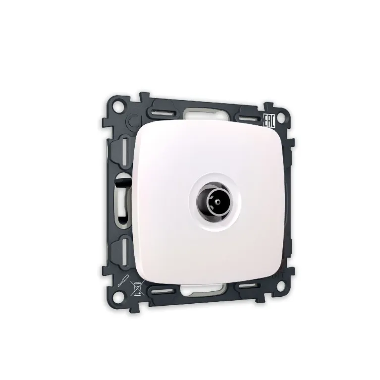 Комплект механизма TV розетки оконечной 50-870 MHz 1dB Ambrella Volt Omega MO213010 в Нижнем Новгороде