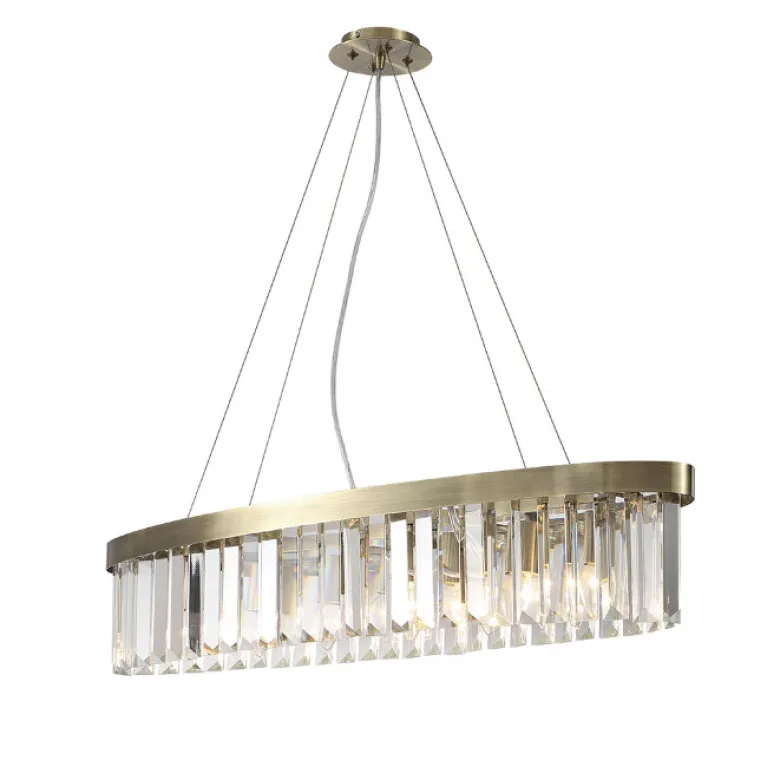 Подвесная люстра Lumien Hall Daneil LH0057/6PO-BR-CL в Нижнем Новгороде