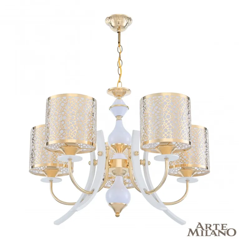 Подвесная люстра Arte Milano Florentia-6067 306067/5 Wh/Gd в Нижнем Новгороде