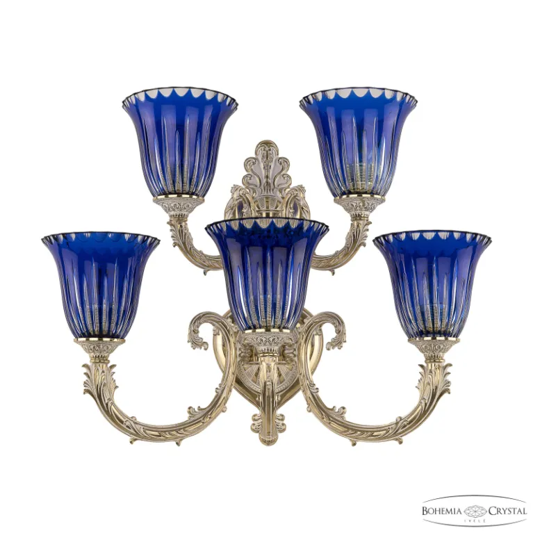 Бра Bohemia Ivele Florence 7109B16/3+2/210 GW P2 U Clear-Blue/H-1K в Нижнем Новгороде