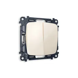 Комплект механизма 2-кл проходного выключателя Ambrella Volt Omega MO303020
