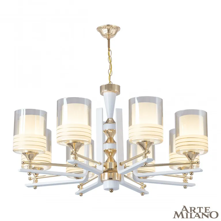 Подвесная люстра Arte Milano Florentia-6087 306087/8 Wh/Gd в Нижнем Новгороде