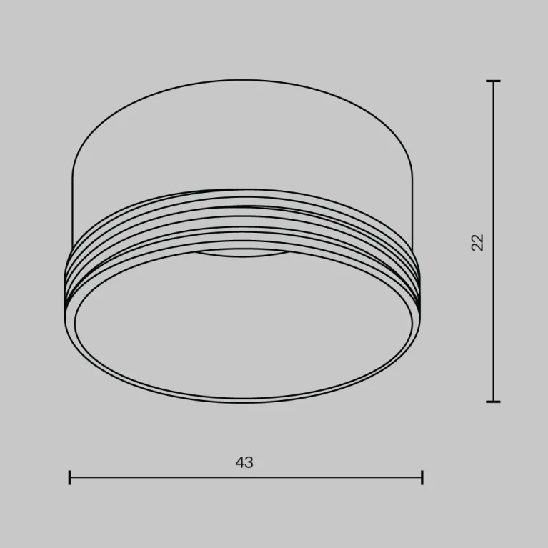 Кольцо декоративное для однофазного трекового светильника Maytoni Technical Focus LED RingS-5-W в Нижнем Новгороде