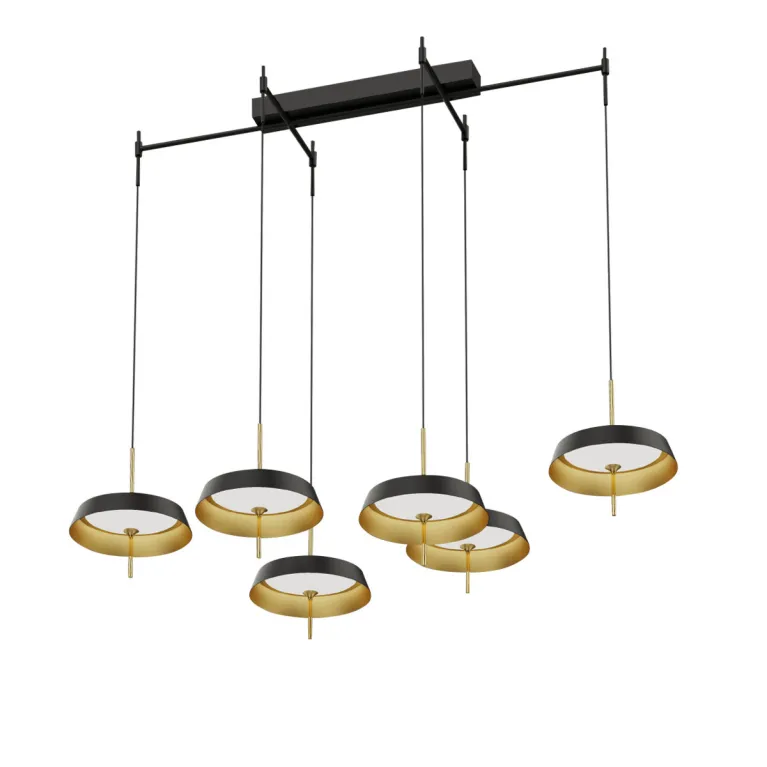 Подвесная люстра DeLight Collection MD18001061-6B  black/gold в Нижнем Новгороде
