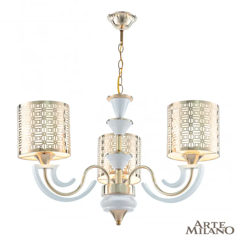 Подвесная люстра Arte Milano Florentia-8857 308857/3 Wh/Gd в Нижнем Новгороде