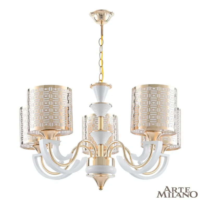 Подвесная люстра Arte Milano Florentia-8857 308857/5 Wh/Gd в Нижнем Новгороде