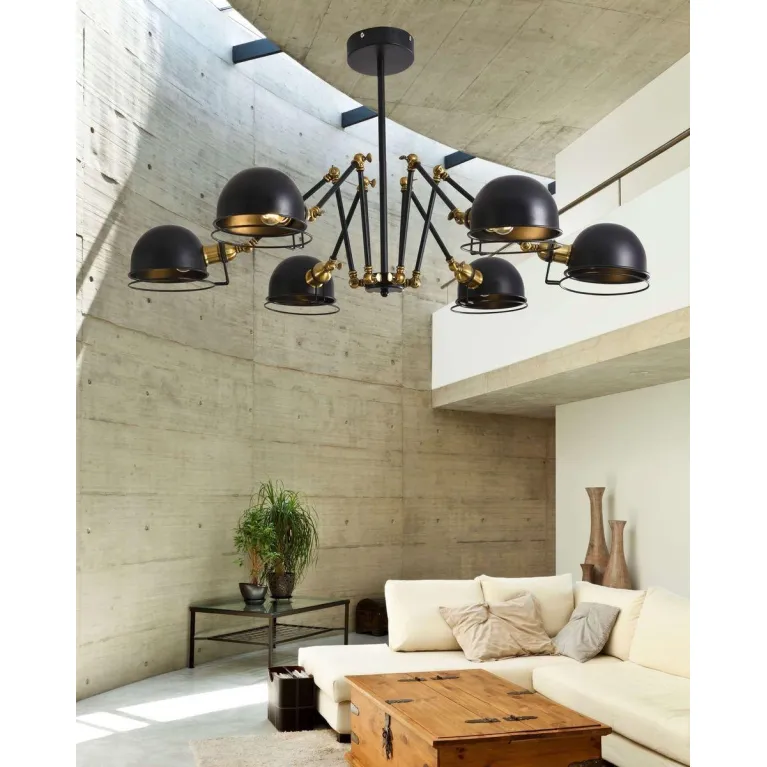 Подвесная люстра Lumina Deco Valmonti LDP D015-6 BK в Нижнем Новгороде