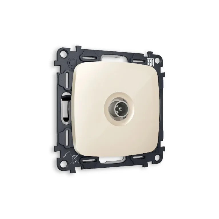 Комплект механизма TV розетки оконечной 50-870 MHz 1dB Ambrella Volt Omega MO313010 в Нижнем Новгороде