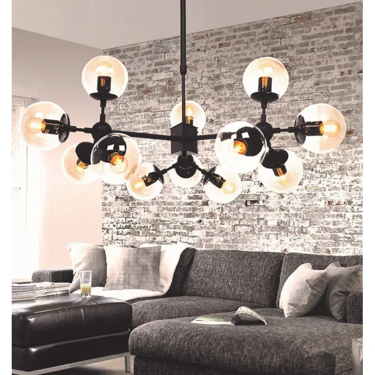 Подвесная люстра Lumina Deco Zodiak LDP 160-12 BK в Нижнем Новгороде