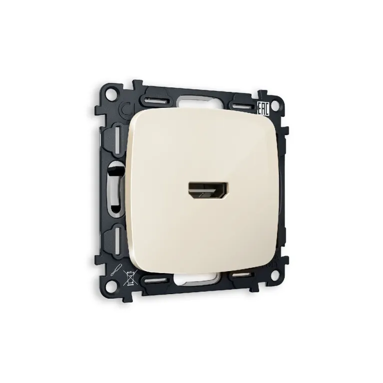Комплект механизма розетки HDMI 2.0 40V/500mA 2.0GHz 5-18Gbit/s Ambrella Volt Omega MO314010 в Нижнем Новгороде