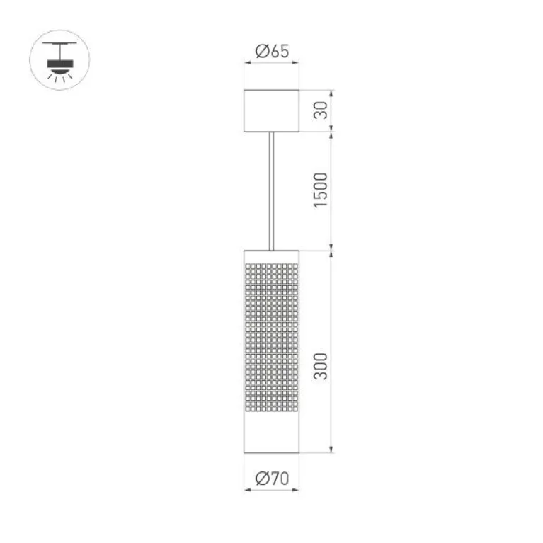 Подвесной светодиодный светильник Arlight Sp-Spicy-Hang-R70-13W Day4000 033666 в Нижнем Новгороде