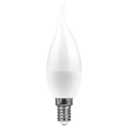 Лампа светодиодная Feron E14 9W 6400K матовая LB-570 38136