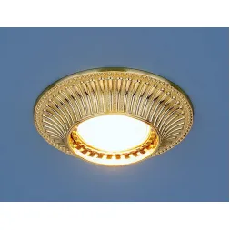 Встраиваемый светильник Elektrostandard 4101 MR16 GD золото 4690389045349