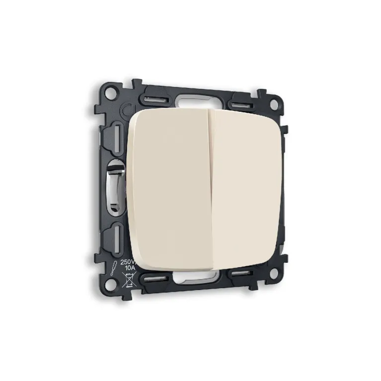 Комплект механизма 2-кл проходного выключателя Ambrella Volt Omega MO323020 в Нижнем Новгороде