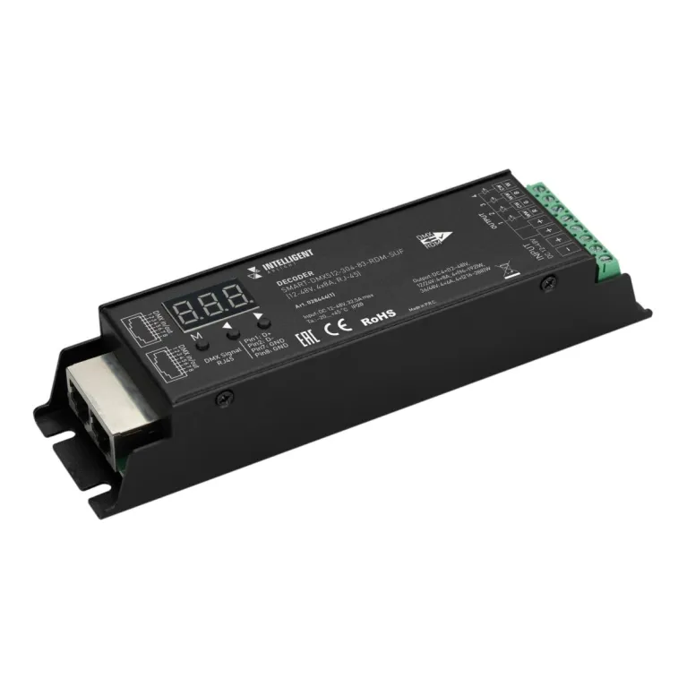 Декодер Arlight SMART-DMX512-304-83-RDM-SUF Black (12-48V, 4x8A, RJ-45) 028444(1) в Нижнем Новгороде
