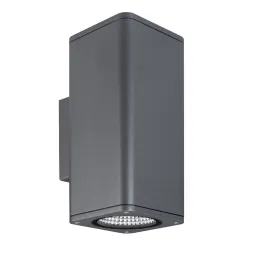 Уличный настенный светильник Arlight LGD-EVO-WALL-TWIN-S100x100-2x12W Day4000 (GR, 44 deg, 230V) 046