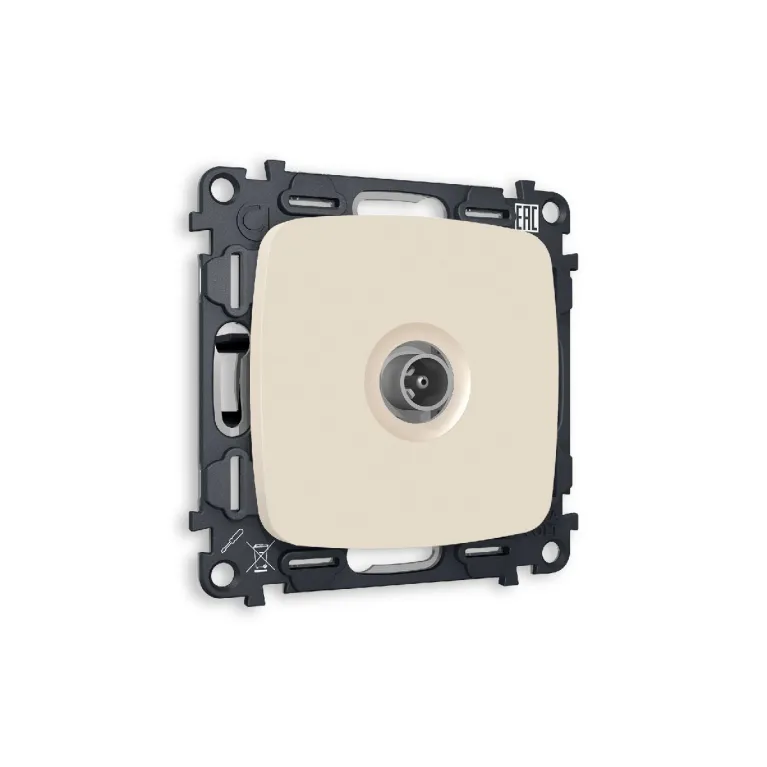 Комплект механизма TV розетки оконечной 50-870 MHz 1dB Ambrella Volt Omega MO333010 в Нижнем Новгороде