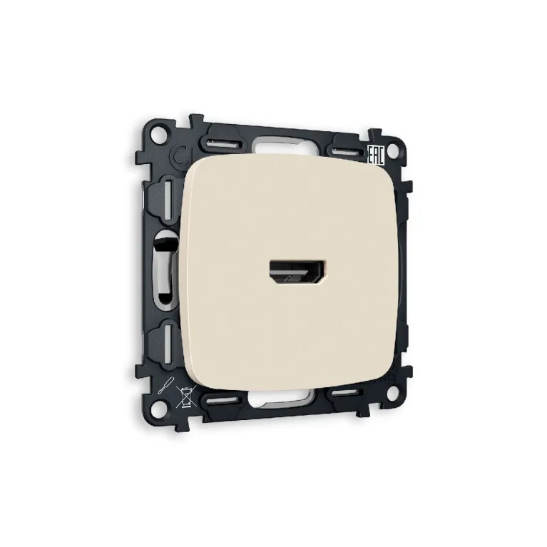 Комплект механизма розетки HDMI 2.0 40V/500MO 2.0GHz 5-18Gbit/s Ambrella Volt Omega MO334010 в Нижнем Новгороде