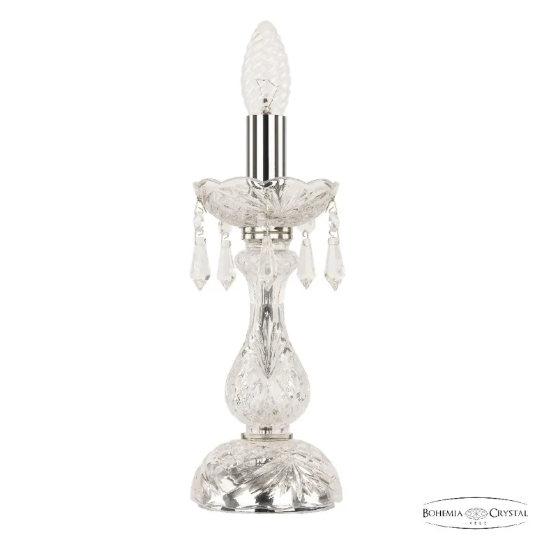 Настольная лампа Bohemia Ivele Crystal 104L/1-27 Ni в Нижнем Новгороде