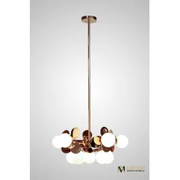 Люстра на штанге AM Group AM393 SP10 GOLD