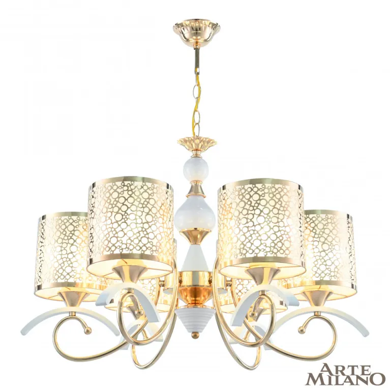 Подвесная люстра Arte Milano Florentia-9787 309787/6 Wh/Gd в Нижнем Новгороде