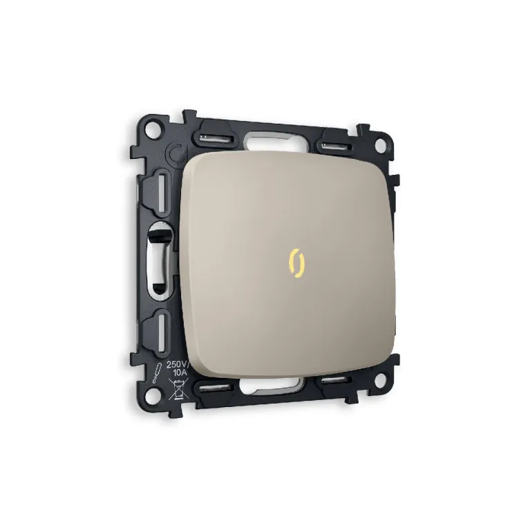 Комплект механизма 1-кл выключателя с подсветкой Ambrella Volt Omega MO362010 в Нижнем Новгороде