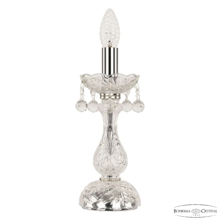 Настольная лампа Bohemia Ivele Crystal 108L/1-27 Ni в Нижнем Новгороде