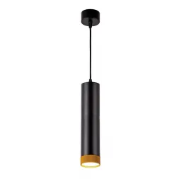 Подвесной светодиодный светильник Elektrostandard 50164/1 LED черный/золото 4690389144028
