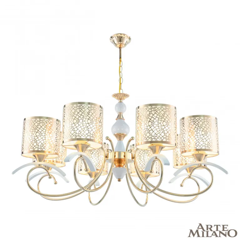 Подвесная люстра Arte Milano Florentia-9787 309787/8 Wh/Gd в Нижнем Новгороде