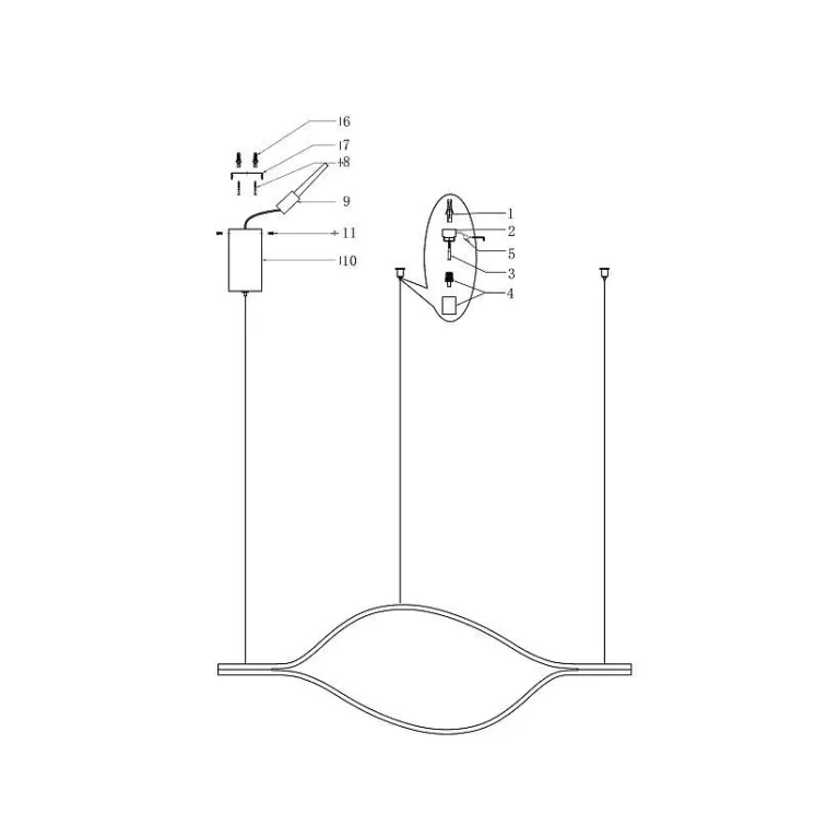 Подвесной светодиодный светильник Imperium Loft Tape Light 149481-49 в Нижнем Новгороде
