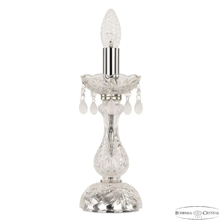 Настольная лампа Bohemia Ivele Crystal 112L/1-27 Ni V0300 в Нижнем Новгороде